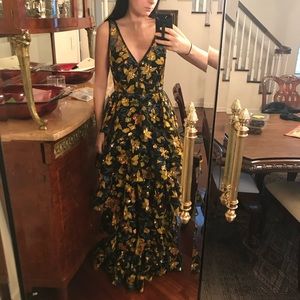 Marchesa notte ruffle gown. Only worn once